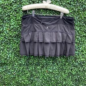 Black Lululemon Pace Setter Skirt